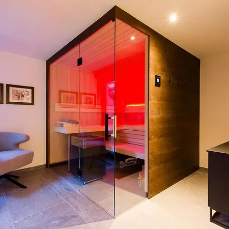 Dorfchalet Luxus-wellness-chalet Im Skigebiet 木屋