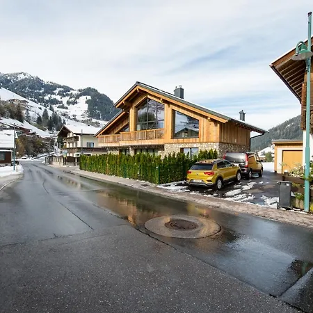 Dorfchalet Luxus-wellness-chalet Im Skigebiet 木屋